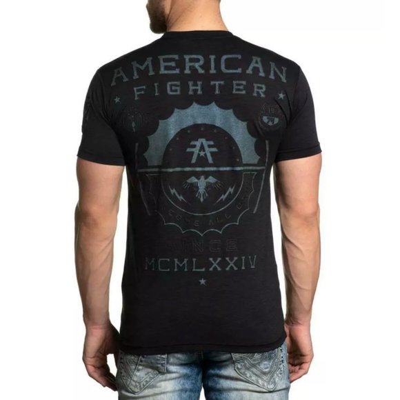 AMERICAN FIGHTER Men's T-Shirt S/S FREEMONT TEE - Picture 6 of 12
